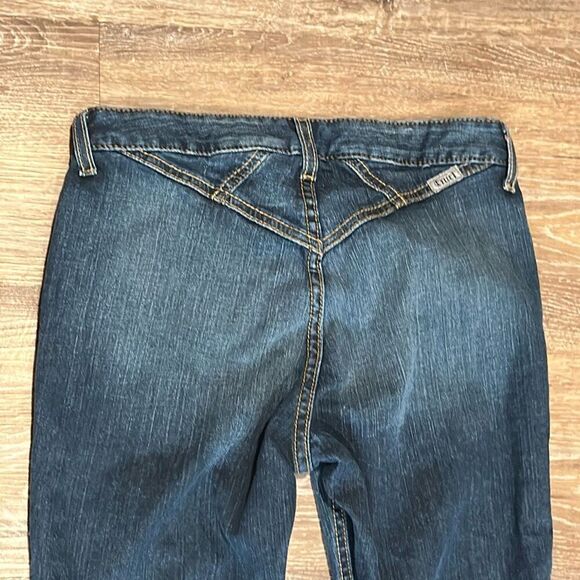 Cruel girl Hannah embroidered flare leg jeans 3 short petite 26 - Picture 6 of 10